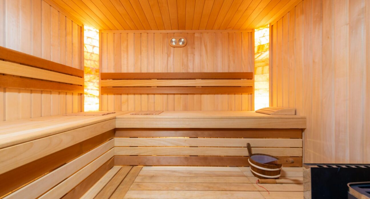 Sauna interior representing personalized session protocol