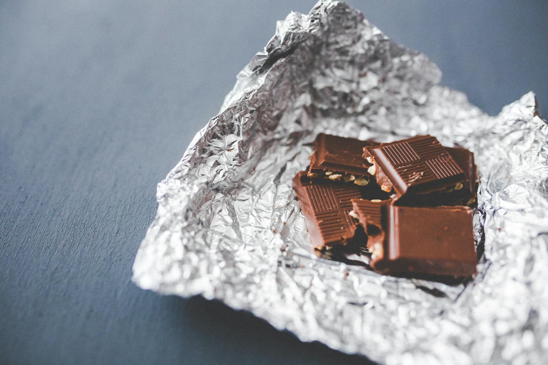 Dark chocolate and almonds — magnesium-rich foods