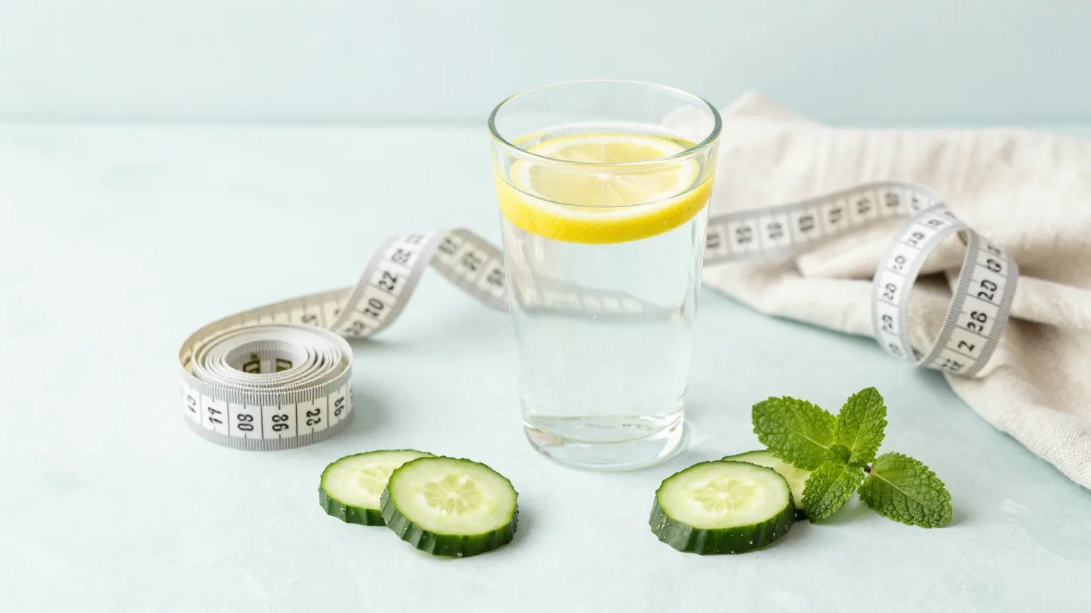 Hydration and de-bloating support lymphatic flow