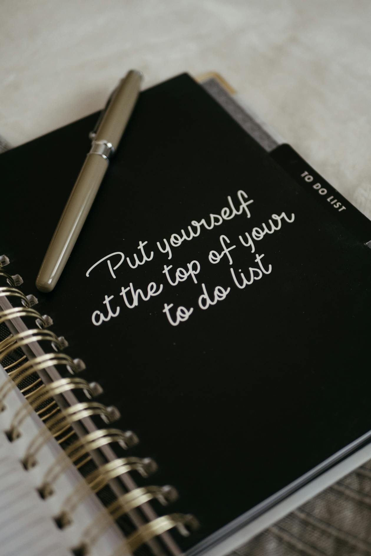 morning routine with productivity planner
