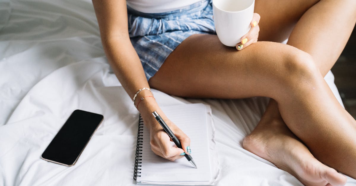 open journal for morning pages