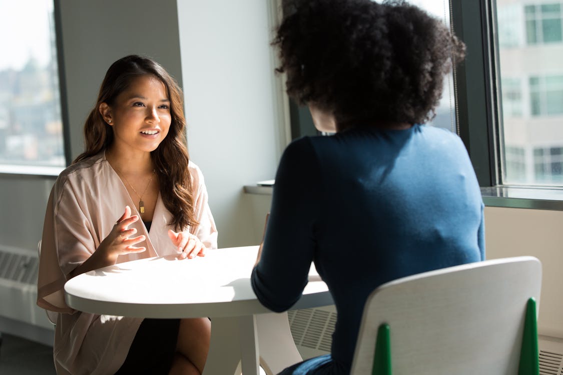 Woman working focused after building confidence with the five second rule